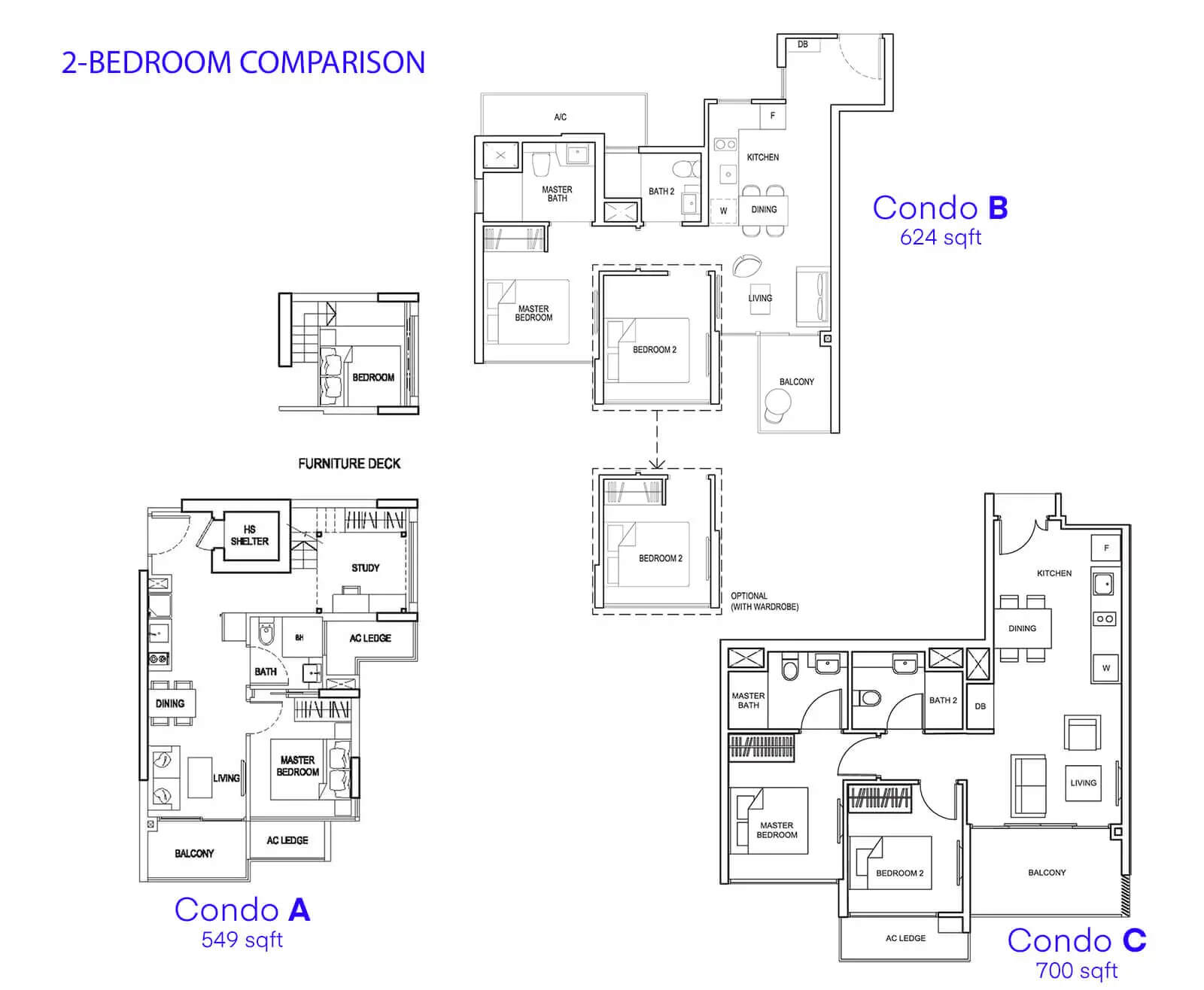 Tanah-Merah-Condo-2-Bedroom-Comparison